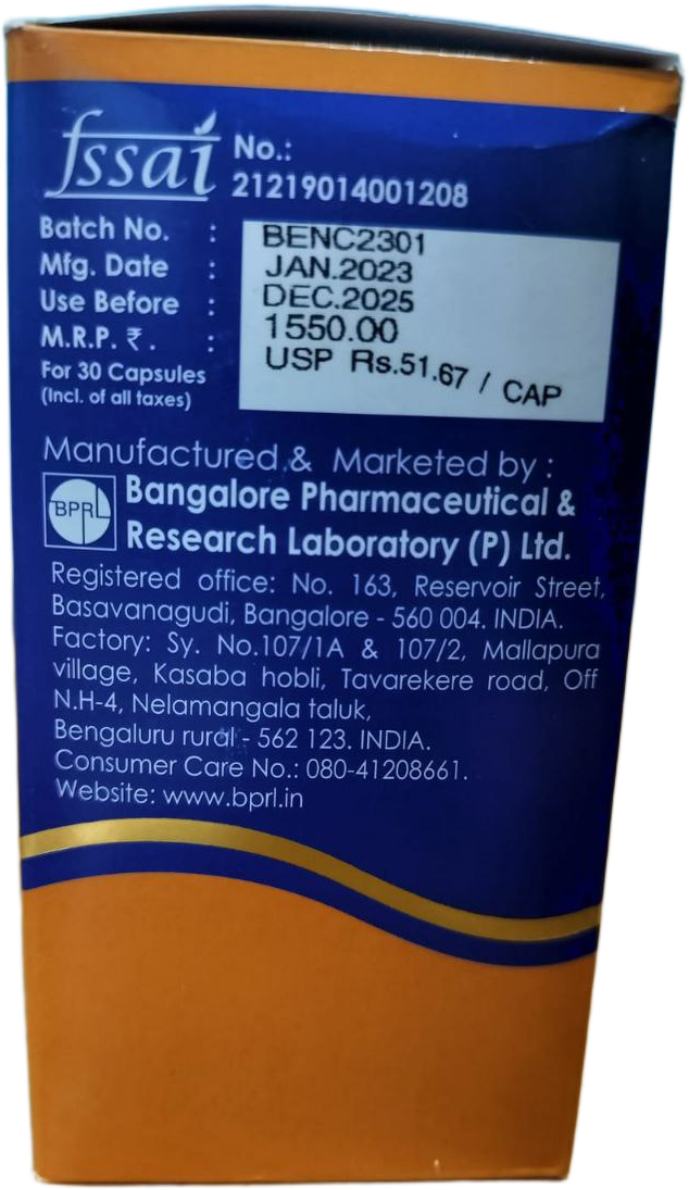 Curcumin Capsules Packaging